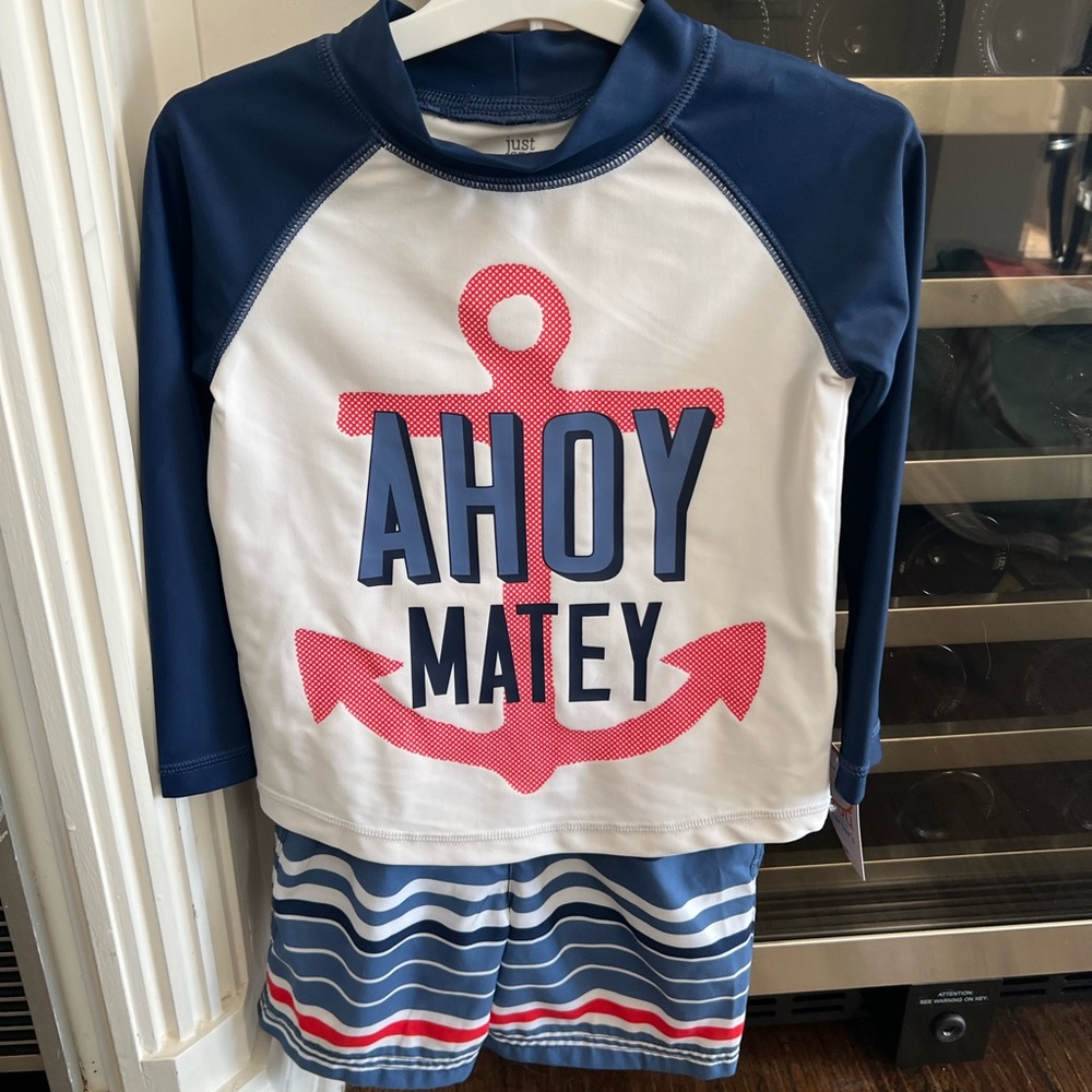 Carter’s 3T Swim Trunks and Swim Shirt